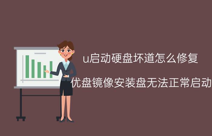 u启动硬盘坏道怎么修复 优盘镜像安装盘无法正常启动？